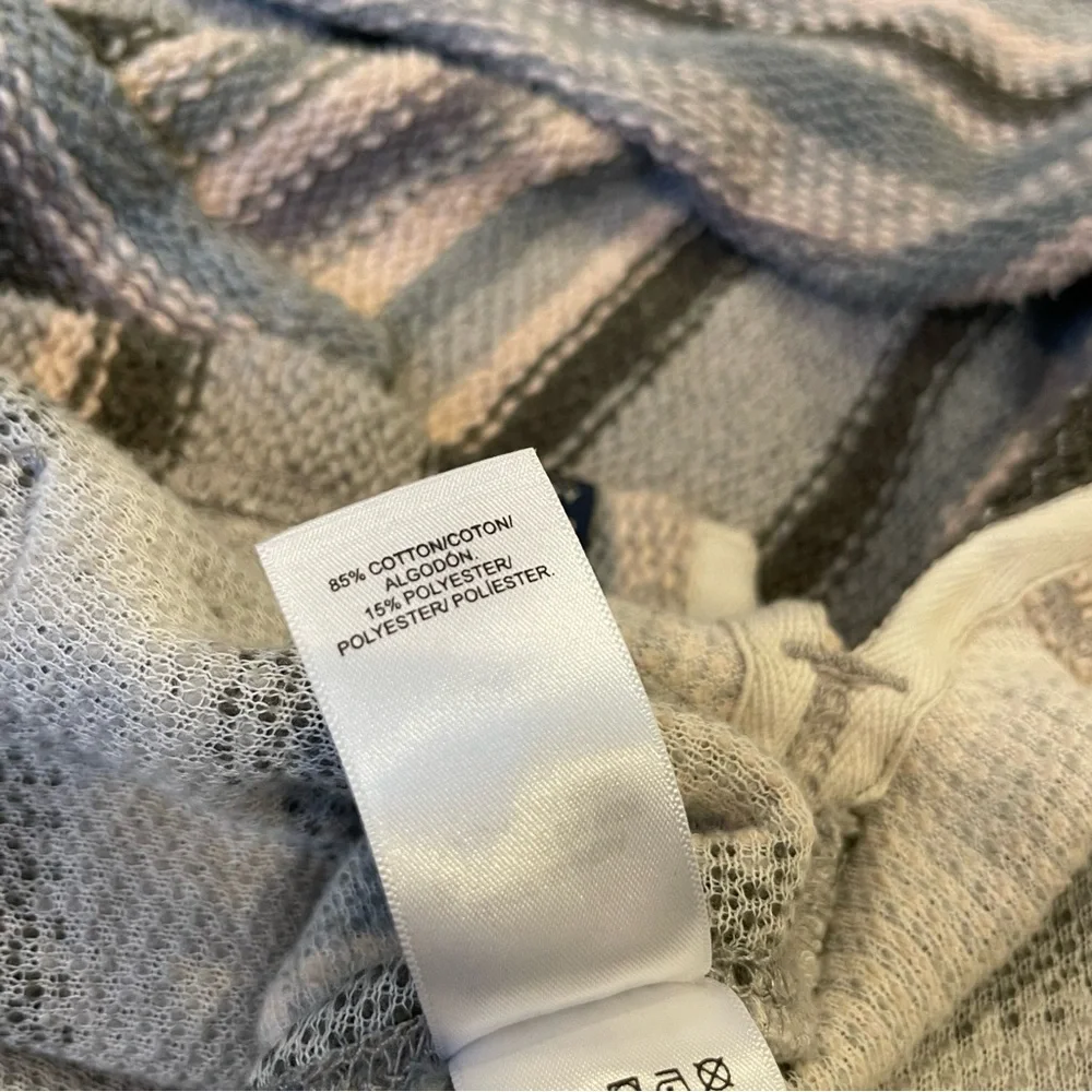 Lucky Brand Striped Baja Hoodie Size L - Picture 7 of 7